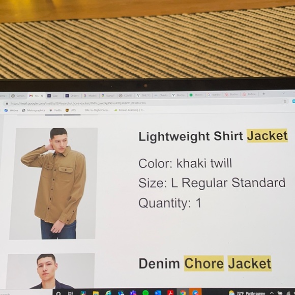 Gap shirt jacket - Picture 2 of 5